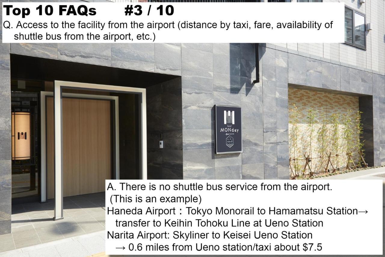 MONday Apart Premium UENO Tokyo Bagian luar foto